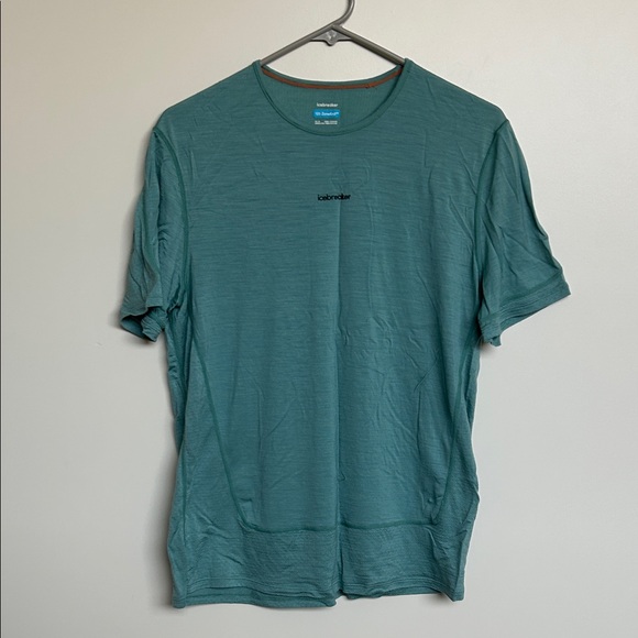 Icebreaker Men's Short Sleeve Shirt in Teal - Picture 1 of 1
